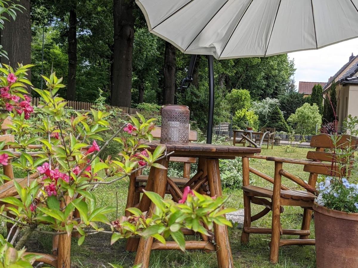 Helenes Ferienwohnung Auf Dem Bauernhof - Lausitzer Seenland Lauta エクステリア 写真